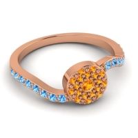 Petite Floral Pave Jurni Ring