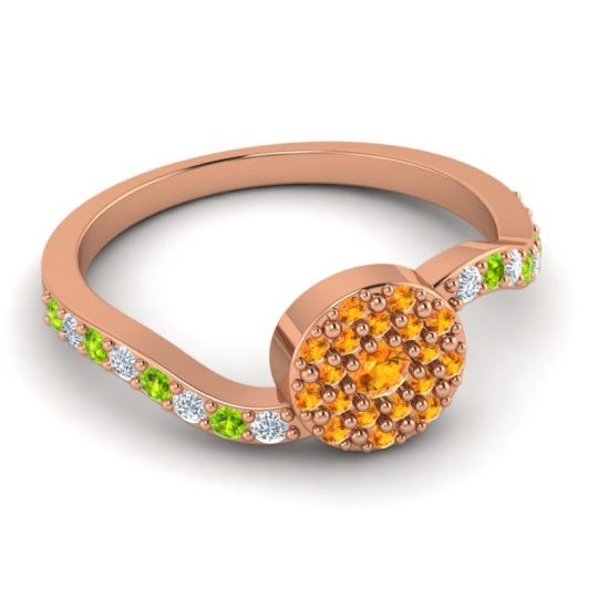 Petite Floral Pave Jurni Ring
