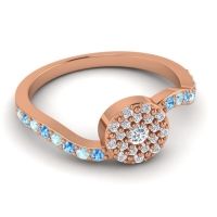 Petite Floral Pave Jurni Ring