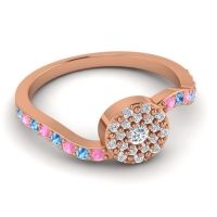 Petite Floral Pave Jurni Ring