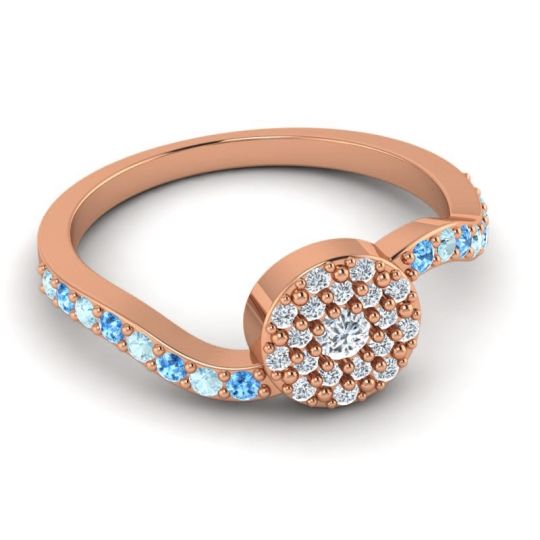 Petite Floral Pave Jurni Ring