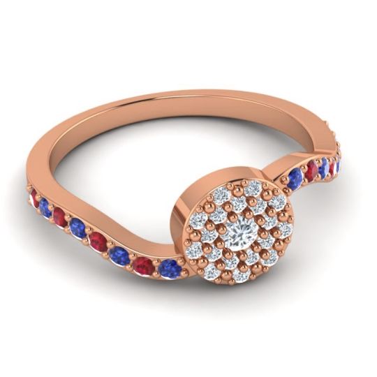 Petite Floral Pave Jurni Ring