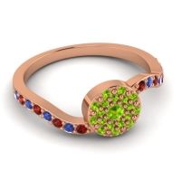 Petite Floral Pave Jurni Ring