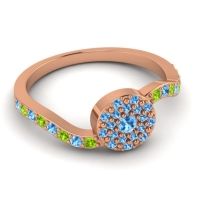 Petite Floral Pave Jurni Ring