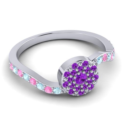 Petite Floral Pave Jurni Ring