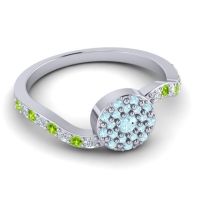 Petite Floral Pave Jurni Ring