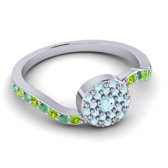 Petite Floral Pave Jurni Ring