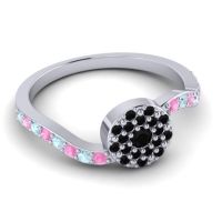 Petite Floral Pave Jurni Ring