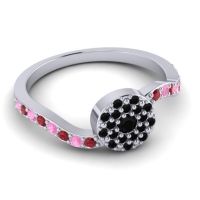 Petite Floral Pave Jurni Ring