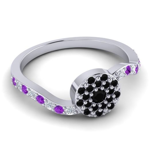 Petite Floral Pave Jurni Ring