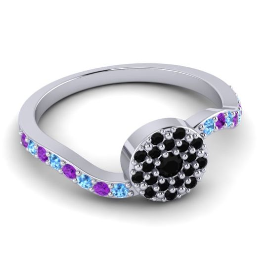 Petite Floral Pave Jurni Ring