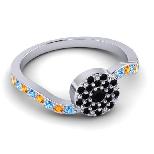 Petite Floral Pave Jurni Ring