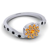 Petite Floral Pave Jurni Ring