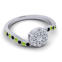 Petite Floral Pave Jurni Ring