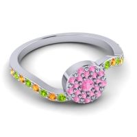 Petite Floral Pave Jurni Ring