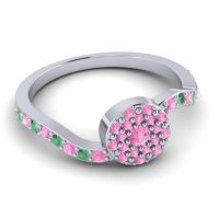 Petite Floral Pave Jurni Ring