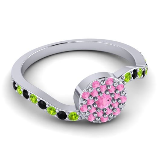 Petite Floral Pave Jurni Ring