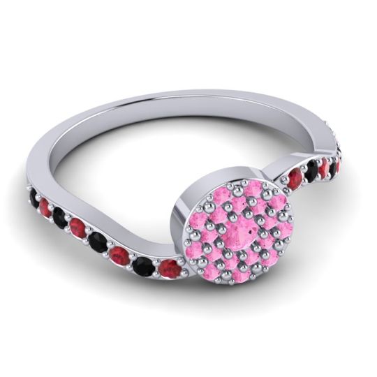 Petite Floral Pave Jurni Ring