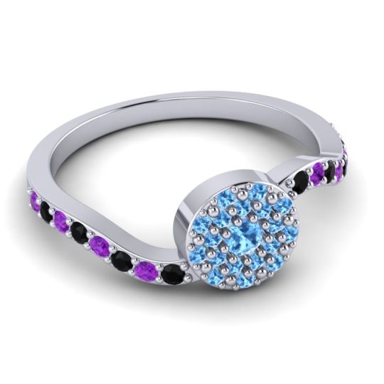 Petite Floral Pave Jurni Ring