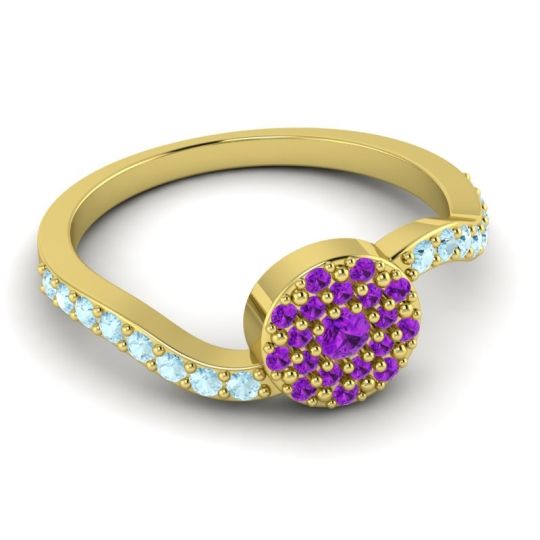 Petite Floral Pave Jurni Ring