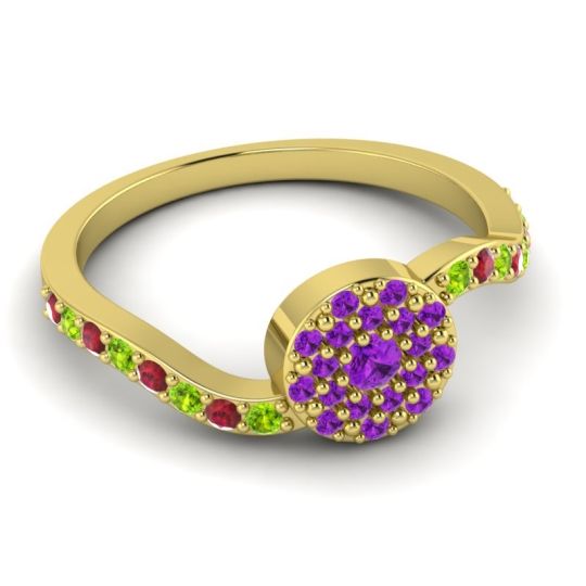 Petite Floral Pave Jurni Ring