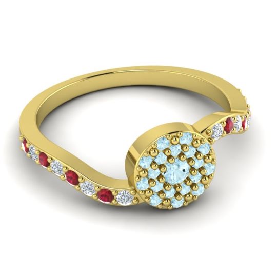 Petite Floral Pave Jurni Ring