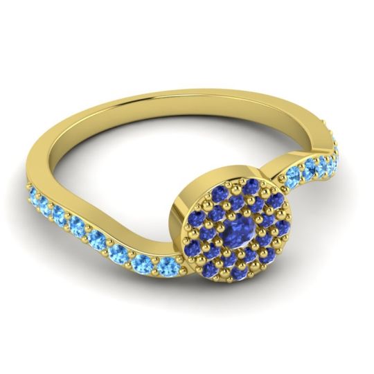 Petite Floral Pave Jurni Ring