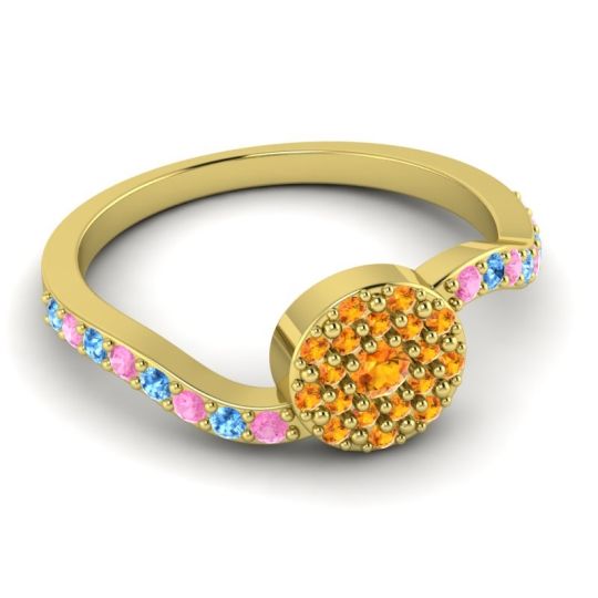 Petite Floral Pave Jurni Ring