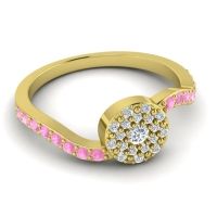 Petite Floral Pave Jurni Ring
