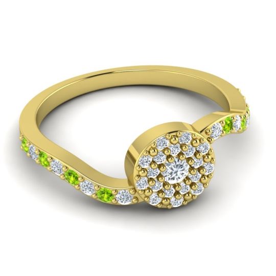 Petite Floral Pave Jurni Ring