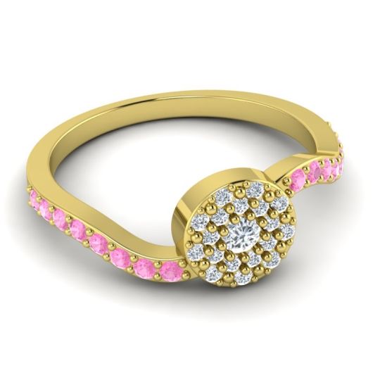 Petite Floral Pave Jurni Ring