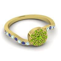 Petite Floral Pave Jurni Ring