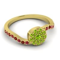 Petite Floral Pave Jurni Ring