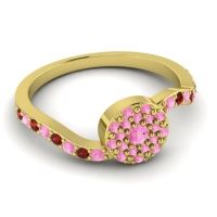 Petite Floral Pave Jurni Ring