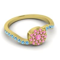Petite Floral Pave Jurni Ring