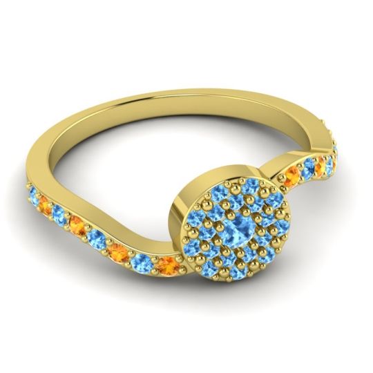 Petite Floral Pave Jurni Ring