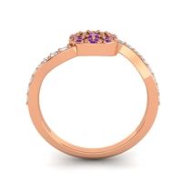 Petite Floral Pave Jurni Ring