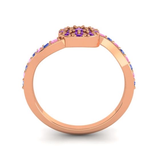 Petite Floral Pave Jurni Ring