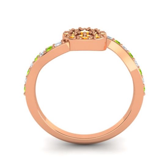 Petite Floral Pave Jurni Ring