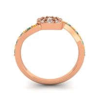 Petite Floral Pave Jurni Ring