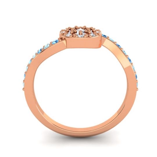 Petite Floral Pave Jurni Ring