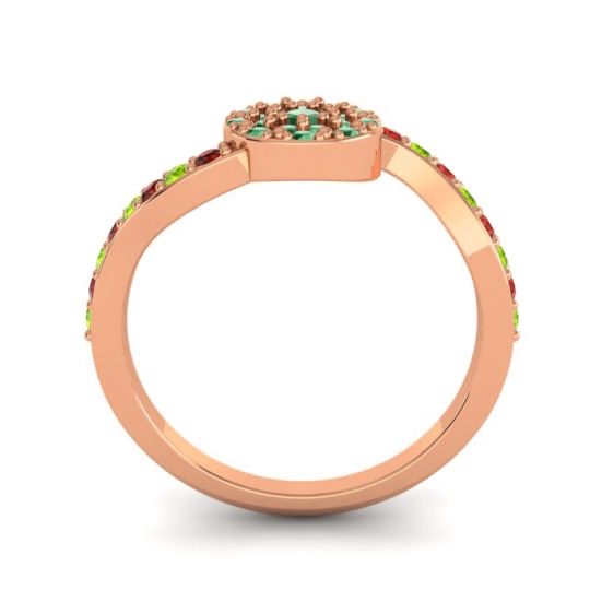 Petite Floral Pave Jurni Ring