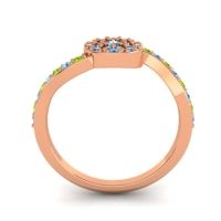 Petite Floral Pave Jurni Ring