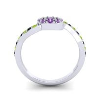 Petite Floral Pave Jurni Ring