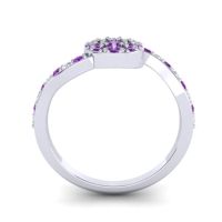 Petite Floral Pave Jurni Ring