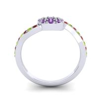 Petite Floral Pave Jurni Ring