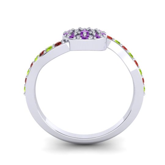 Petite Floral Pave Jurni Ring