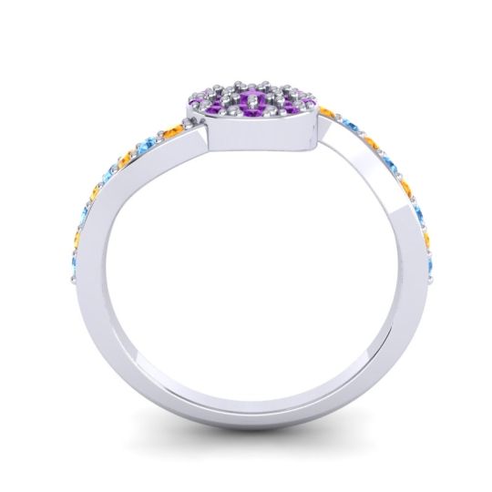Petite Floral Pave Jurni Ring