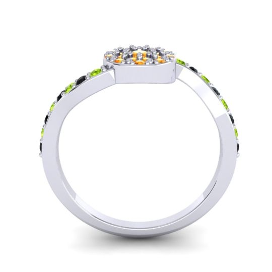 Petite Floral Pave Jurni Ring