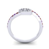 Petite Floral Pave Jurni Ring